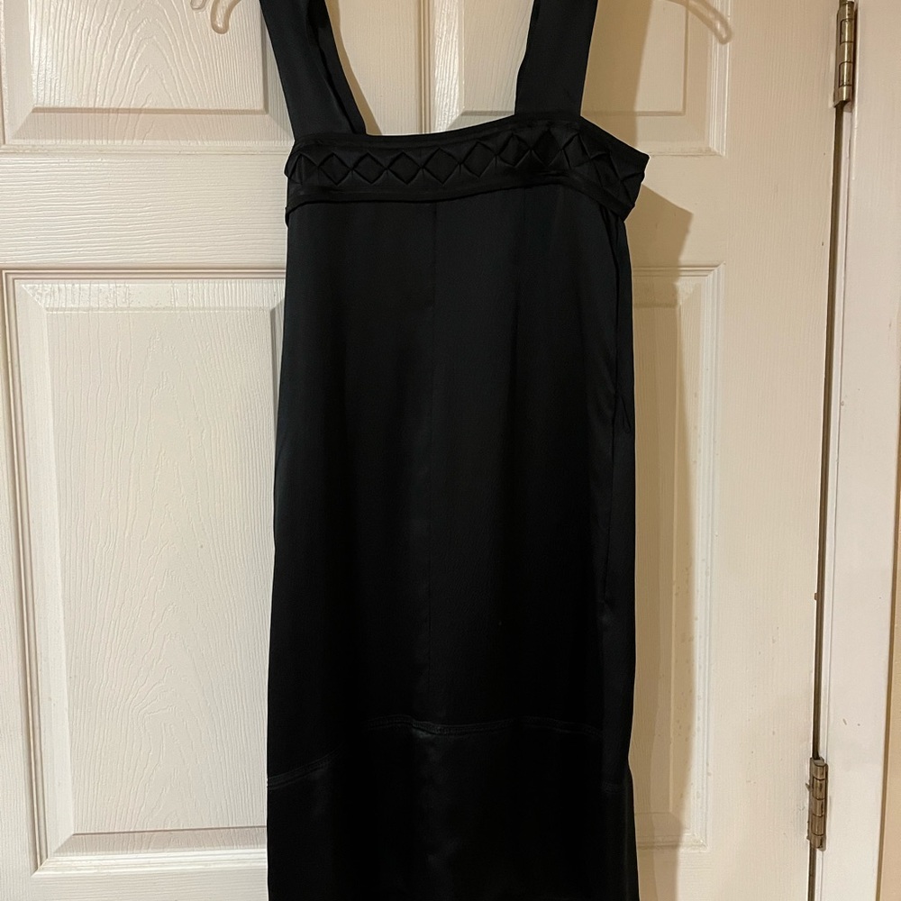 Banana Republic Black silk dress-like new